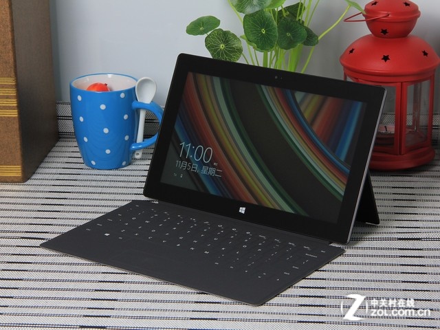 微软 surface pro 2黑色 外观图 